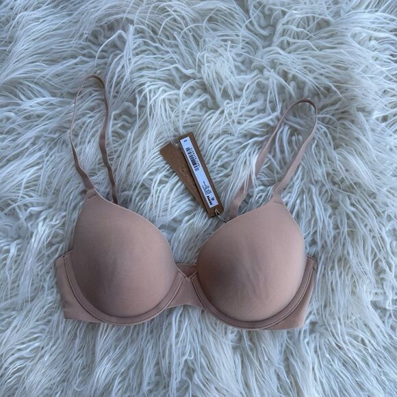 Skims Fits Everybody T-Shirt Bra Clay Size 32C - Picture 2 of 7